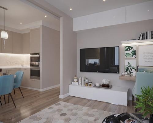 Отличный проект трешки + планировка. 03