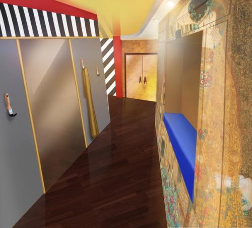 Дипломный проект. Разработка Интерьера Квартиры в Стиле Поп-арт. 07