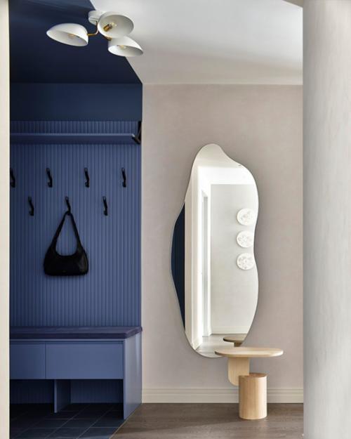 Реализованный интерьер квартиры с панорамным Видом на Москву. 07