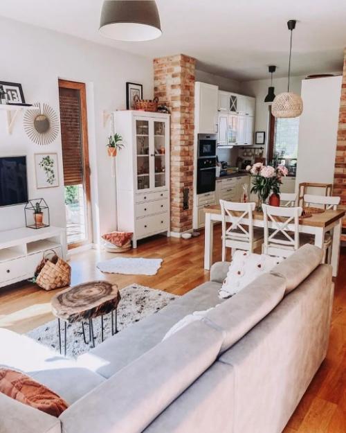 А вот еще один приличный скандинавский интерьер загородного дома. 07