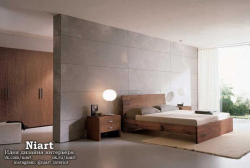 Интерьер спальни в стиле минимализм. 09