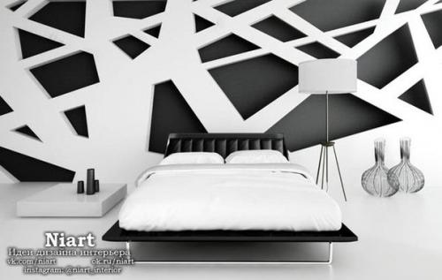 Интерьер спальни в стиле минимализм. 07