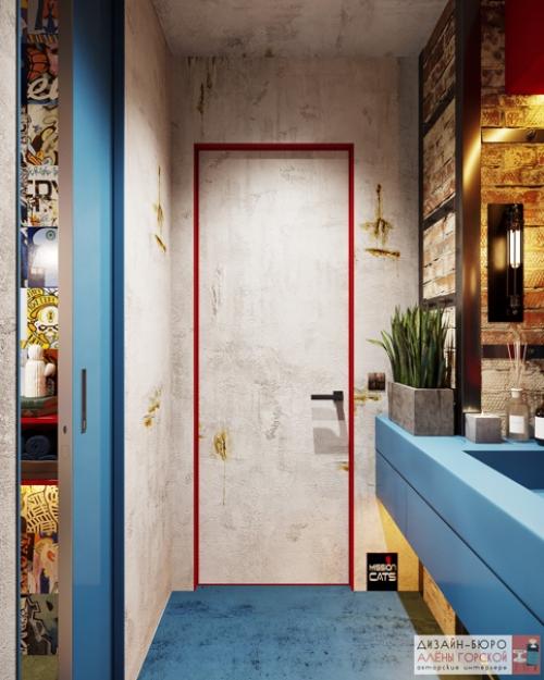 Ванная и санузлы в проекте графит. 02