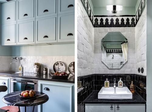 Интерьер французской квартиры - студии 25 кв. 09