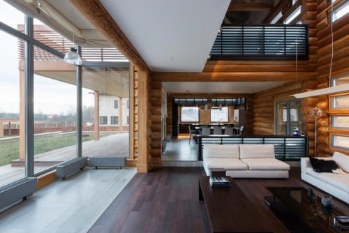 Деревянный жилой дом в Подмосковье. 07