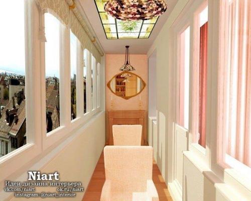 Дизайн балкона - несколько идей и правил интерьера. 06