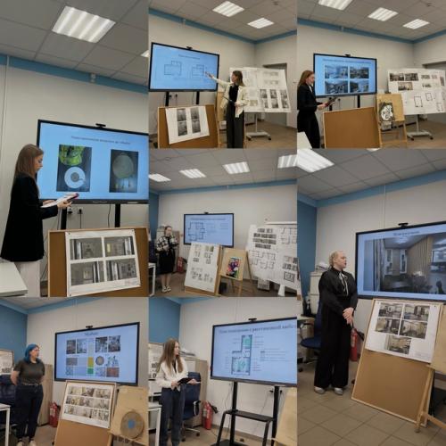 Студенты 471 группы, специальности Дизайн (по Отраслям) защитили дипломные проекты.