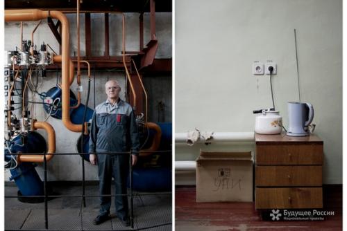 Советские люди большую часть своей жизни проводили на заводах и предприятиях, где трудились на благо государства. 01