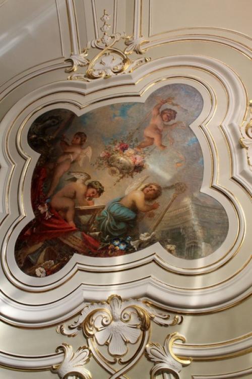 В июне 1762 года было завершено оформление интерьеров дворца Петра III в петерштадте (ораниенбаум. 03