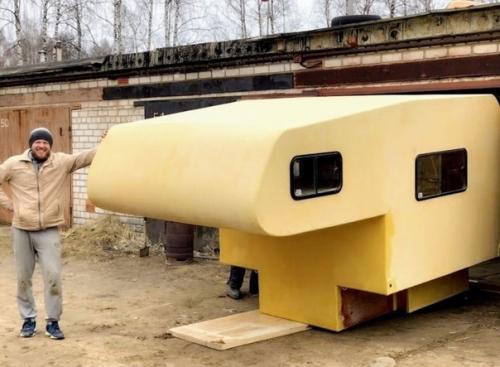 Самодельный домик на колесах. 02