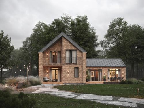 Индивидуальный проект Дом в Жёдочи общая площадь 204 м 2. 05