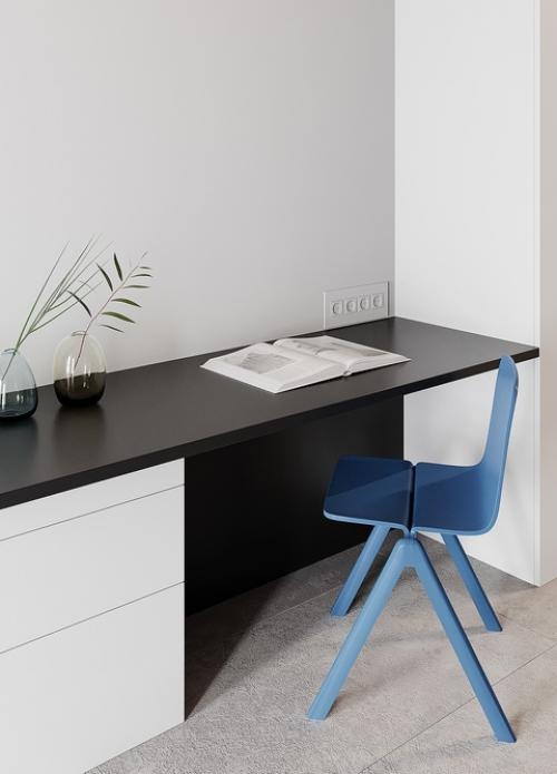 Проект квартиры - студии 29 м 2 (34 м 2 с балконом. 09