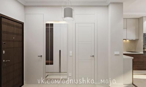 Светлый, простой, лаконичный интерьер квартиры площадью 30 кв. 03