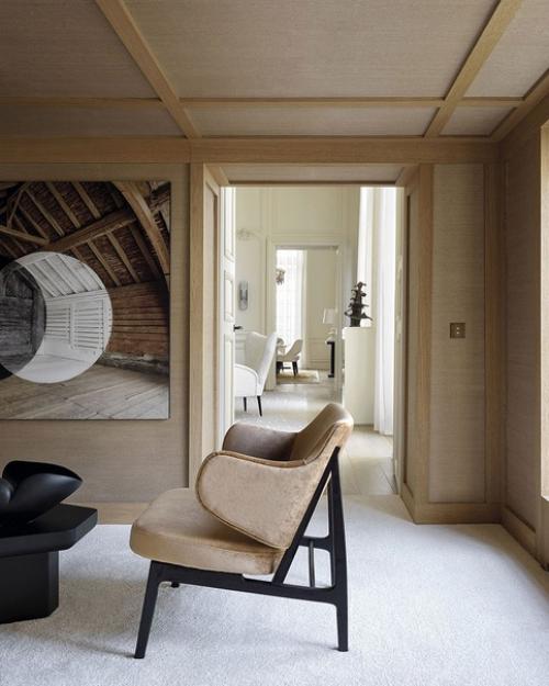 Интерьер квартиры на острове сен - Луи рядом с Нотр - дам - де - пари, отреставрировал французский дизайнер Дамьен ланглуа - мерина. 04