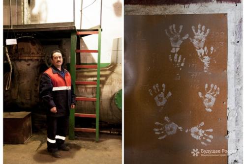 Советские люди большую часть своей жизни проводили на заводах и предприятиях, где трудились на благо государства. 04