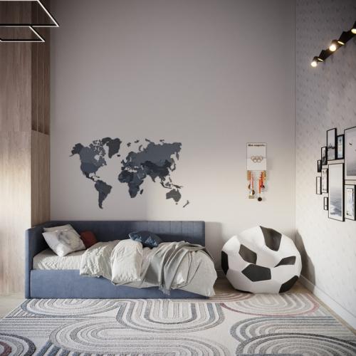 Детская комната всегда по стилю от основной части дома отличается. 01