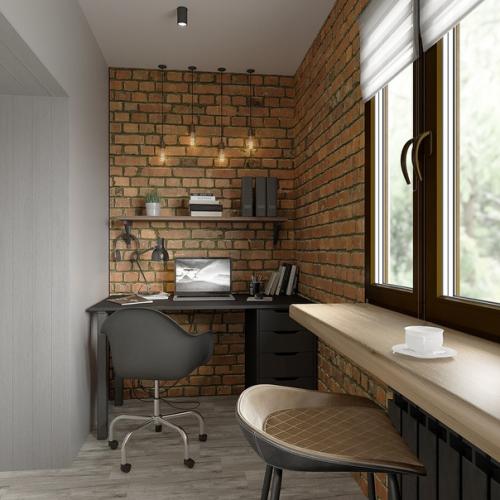 Визуализация спальни и балкона для молодой спортивной пары. 06 Визуализация спальни и балкона для молодой спортивной пары. 06