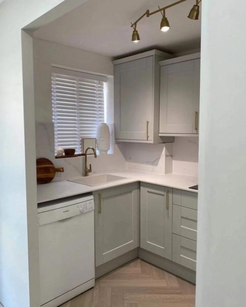 Небольшая гостиная и кухня в современном европейском стиле. 04