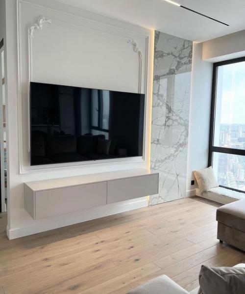 Совмещение кухни и гостиной имеет множество плюсов. 08