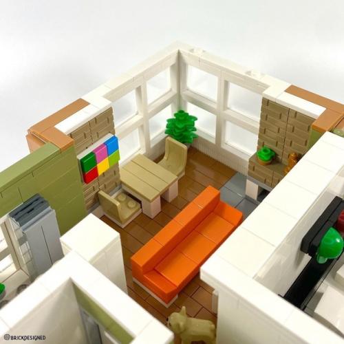 MOC - квартира.  Спальня, гостиная, кухня, ванная и гардероб. 04