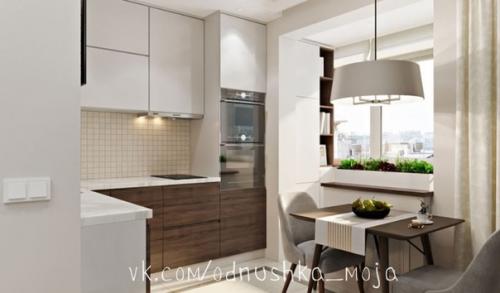 Светлый, простой, лаконичный интерьер квартиры площадью 30 кв. 04