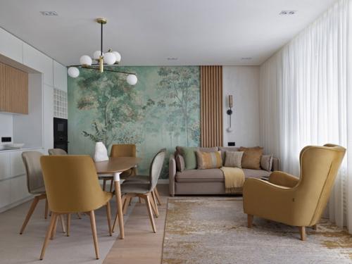 Уютная квартира всегда радует своих гостей благодаря светлому и современному интерьеру. 04