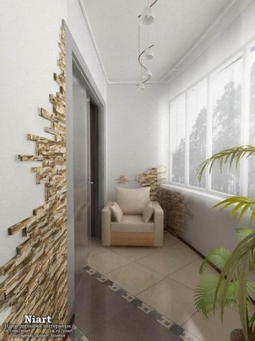 Дизайн балкона - несколько идей и правил интерьера. 05