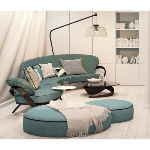 Суперактуальный тренд 2023 года - мебель обтекаемых форм. 03