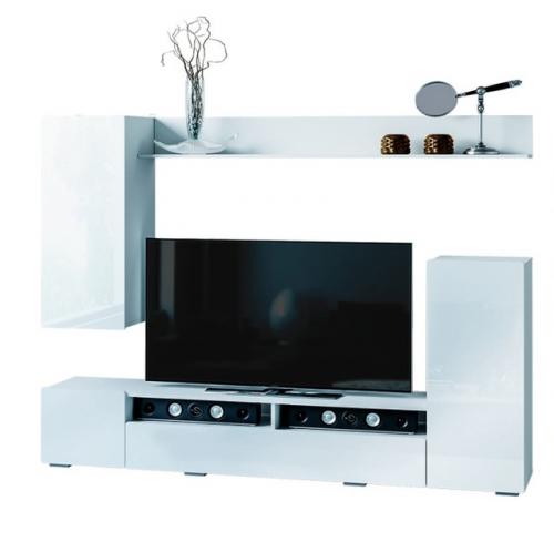 Стенка в гостиную диаманд белый глянец за 8790 р! 03