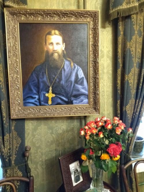 Портрет Иоанна кронштадтского в дар музею - квартире. 05 Портрет Иоанна кронштадтского в дар музею - квартире. 05