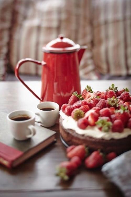 Металический чайник - простецкий, то такой уютный, гармоничен в загородном интерьере, на веранде, например, в любое время года. 05