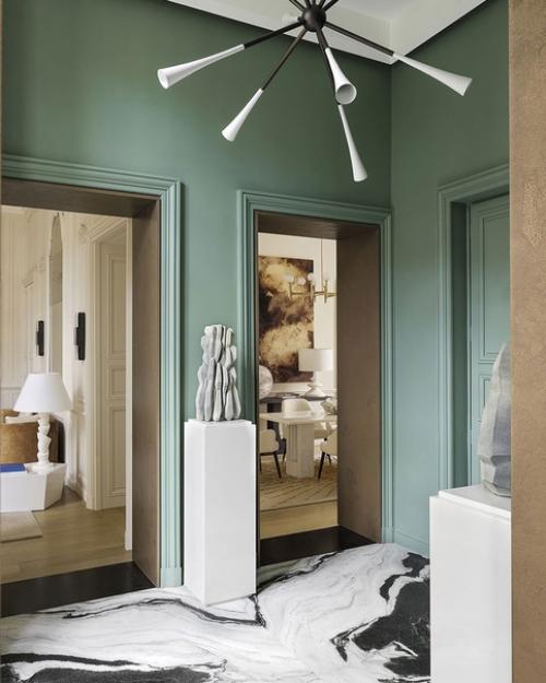 Интерьер квартиры на острове сен - Луи рядом с Нотр - дам - де - пари, отреставрировал французский дизайнер Дамьен ланглуа - мерина. 06