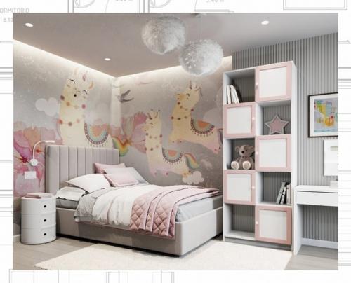 Дизайн интерьера двухкомнатной квартиры Современная Квартира в Серых Тонах. 06