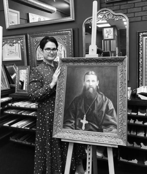 Портрет Иоанна кронштадтского в дар музею - квартире. 01 Портрет Иоанна кронштадтского в дар музею - квартире. 01