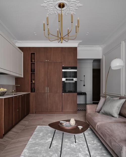 Интерьер уютной квартиры для большой семьи из 5 человек.