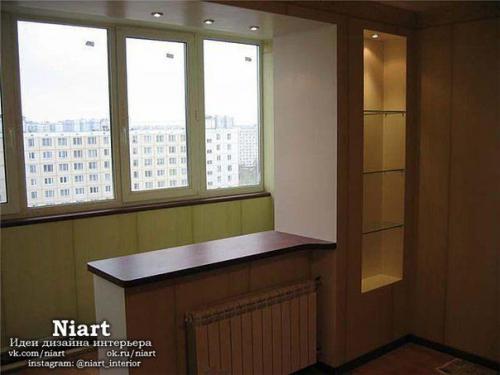 Дизайн балкона - несколько идей и правил интерьера. 03