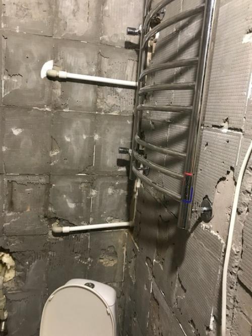 Интерьер ванной комнаты от нашего подписчика. 01