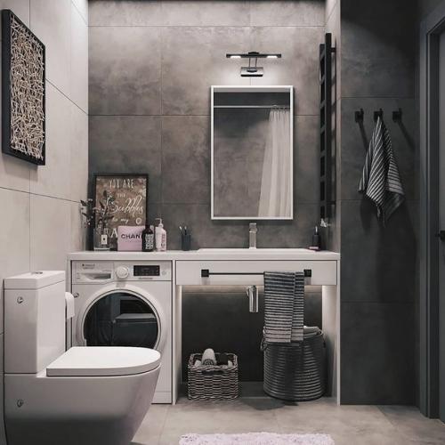 Серый цвет хорошо выглядит в композиции с белым или светло-серым. 08