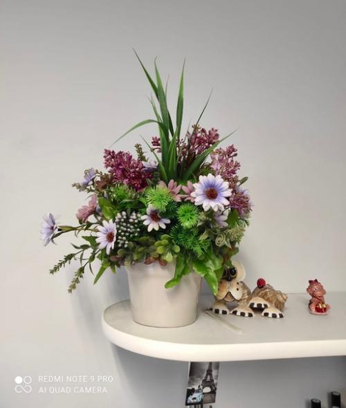 Новогодние композиции были моим первым опытом в сфере Hand Made (звери и птицы из фетра не в счёт. 05