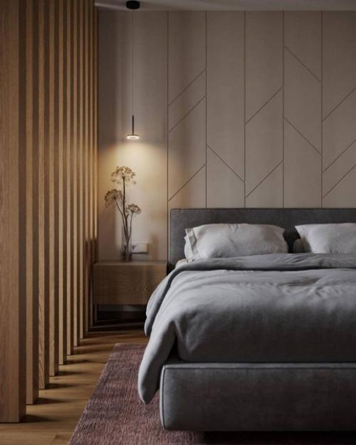 Просторная спальня с местом для роботы. 04