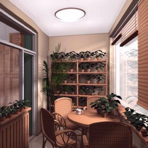 Интерьер лоджии: как эффективно использовать пространство. 03