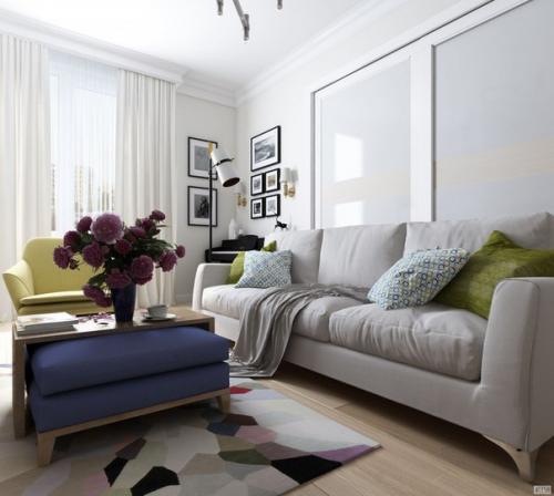 Гостиные в стиле эклектика! 04