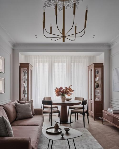 Интерьер уютной квартиры для большой семьи из 5 человек. 01