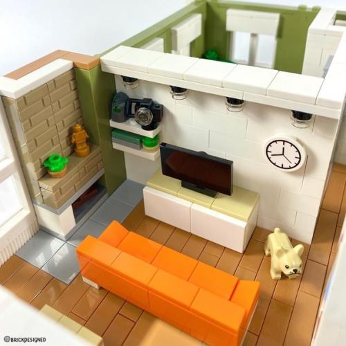 MOC - квартира.  Спальня, гостиная, кухня, ванная и гардероб. 01