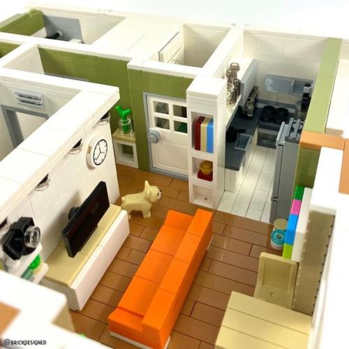 MOC - квартира.  Спальня, гостиная, кухня, ванная и гардероб. 03