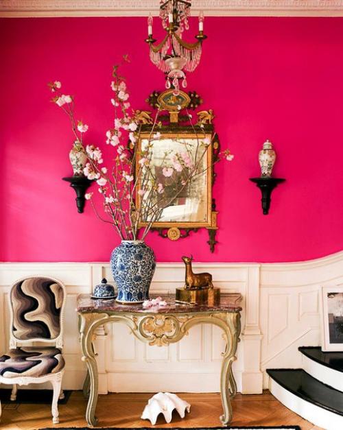 Китайские фарфоровые вазы в дизайне интерьера. 07