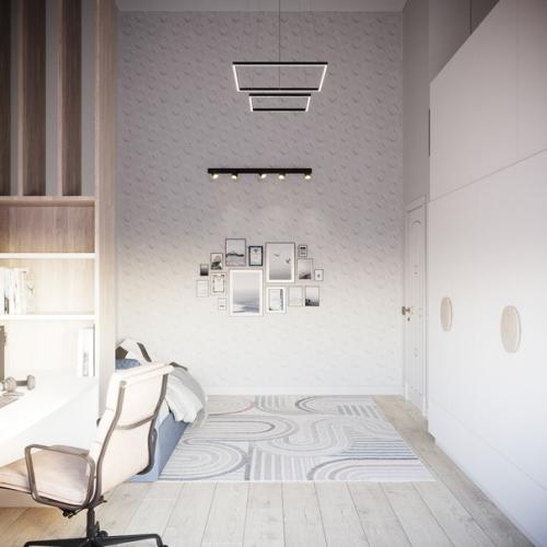 Детская комната всегда по стилю от основной части дома отличается. 02