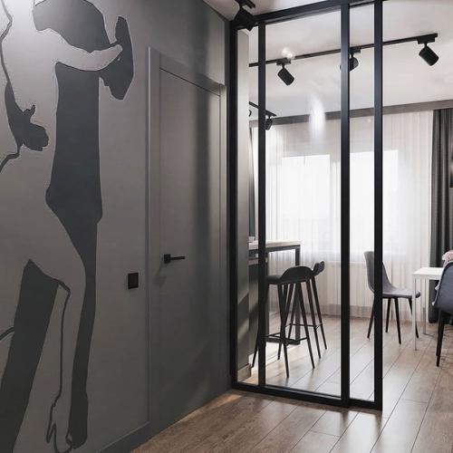 Серый цвет хорошо выглядит в композиции с белым или светло-серым. 04