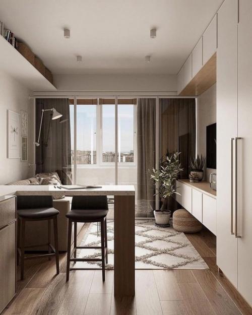 Малюсенькая квартира площадью всего 23 кв. 02