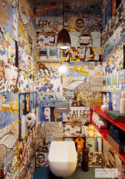 Ванная и санузлы в проекте графит. 03